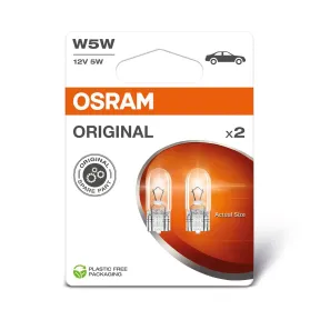 Lámparas de señal W5W 12V OSRAM (Pack de 2)