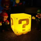Luces nocturnas 3D en forma de cubo, lámpara ladrillo Gobesty