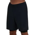 Pantalón Corto Deportivo Hombre con Mallas y Bolsillos