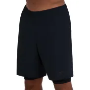 Pantalón Corto Deportivo Hombre con Mallas y Bolsillos