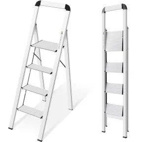 Escalera Plegable de Aluminio 4 Peldaños KINGRACK