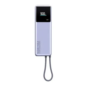 Power Bank Xiaomi 10000mAh 165W con Cable Integrado