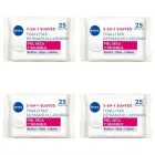 Toallitas Desmaquilladoras Nivea - Pack de 4 Unidades