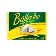 Bayeta Amarilla Grande Ballerina | Alta Absorción 55x40 cm