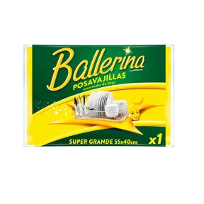 Bayeta Amarilla Grande Ballerina | Alta Absorción 55x40 cm