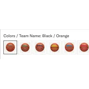 Wilson Evolution: Balón con letras de colores