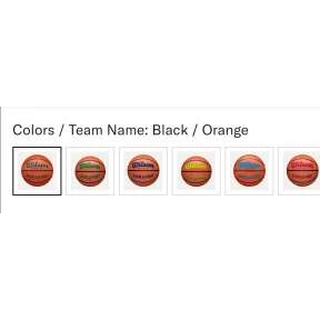 Wilson Evolution: Balón con letras de colores