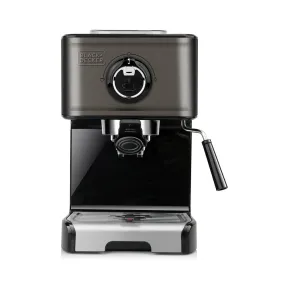 Cafetera de acero inoxidable 1200W Black&Decker