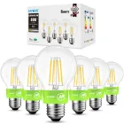 Bombillas LED Filamento E27 LVWIT x6 Clase A 2700K