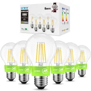 Bombillas LED Filamento E27 LVWIT x6 Clase A 2700K