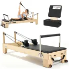 Reformador de Pilates Doble Resistencia para Hogar 181,4 kg