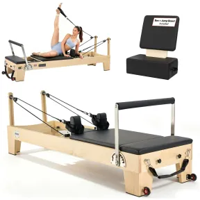 Reformador de Pilates Doble Resistencia para Hogar 181,4 kg