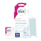 Bandas de Cera Fría Veet Pure - 20 tiras