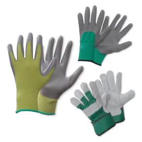 Guantes de jardinería: Lote de 3 pares.