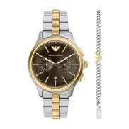 Reloj de Hombre Emporio Armani 42MM Acero Inoxidable Plateado