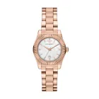 Reloj de Acero Inoxidable Oro Rosa 32MM Emporio Armani Mujer