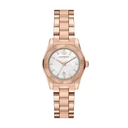 Reloj de Acero Inoxidable Oro Rosa 32MM Emporio Armani Mujer