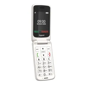 Gigaset GL595 Klapphandy en Perlweiß con SOS y 2,8” Display