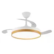 Ventilador de techo blancomadera SECUOYA con motor DC 6V