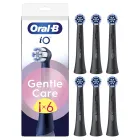 Cabezales Oral-B iO para Encías Sensibles, Pack de 6 Negros