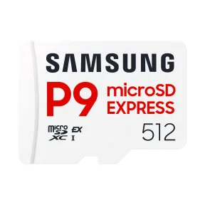 microSD 512GB Samsung P9 Express, Lectura hasta 800 MB/s