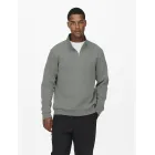 Sudadera Hombre Only & Sons Onsceres con Media Cremallera