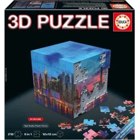 Panorama 3D Skyline de NY - Puzzle Educa