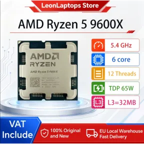 AMD Ryzen 5 9600X - Procesador 6 núcleos, envío desde España