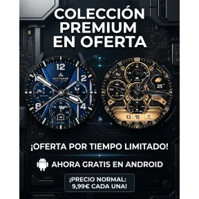 Esferas de reloj LX005 y LX002 GRATIS: ¡Ahorra 19,98 €!