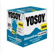 Bebida vegetal de almendras sin azúcar YOSOY 6 x 1 l.