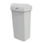 Papelera sostenible Jofel ALR33000 de 40L en blanco mate