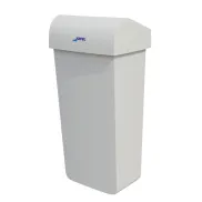 Papelera sostenible Jofel ALR33000 de 40L en blanco mate