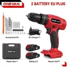 Taladro de 18V inalámbrico con 2 baterías incluidas