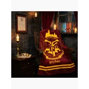 Manta Harry Potter Hogwarts 130x160cm – Escudo Dorado