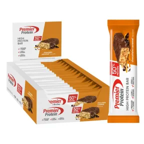 Barritas de Proteína Premier Chocolate Caramel 16x40g