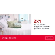 Juegos de sábanas y fundas nórdicas: 2x1 imperdible