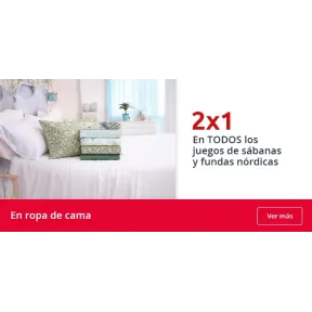 Juegos de sábanas y fundas nórdicas: 2x1 imperdible
