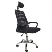 Silla Giratoria de Oficina con Soporte Lumbar