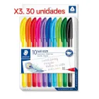 Bolígrafos STAEDTLER multicolor 4320 M - pack de 30 unidades.
