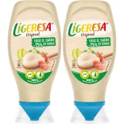 Salsa Original Ligeresa Bocabajo, Pack de 2, 430 ml