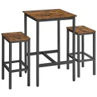 Mesa de Bar con Taburetes VASAGLE y Sillas para Comedor