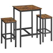 Mesa de Bar con Taburetes VASAGLE y Sillas para Comedor