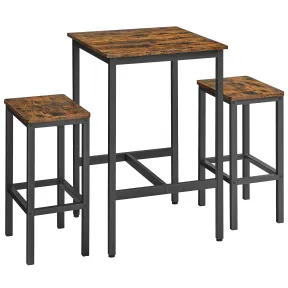 Mesa de Bar con Taburetes VASAGLE y Sillas para Comedor