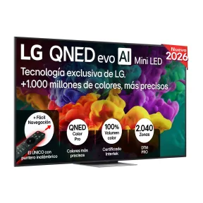 LG QNED EVO MiniLED 75" Smart TV con Dolby Vision y VRR