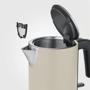 Hervidor de Agua Inalámbrico Severin 9577 - Negro Beige