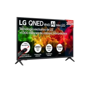 LG QNED81 MiniLED 43" 4K Smart TV con AI - 2026