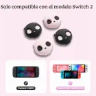 Tapas de botón y empuñaduras para joysticks Switch 2