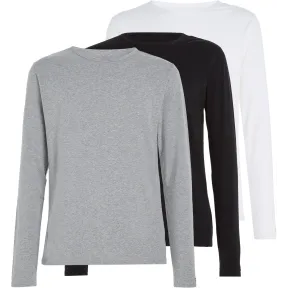 Pack de 3 Camisetas de Manga Larga Tommy Hilfiger