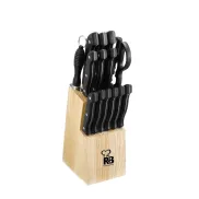 Set de 15 cuchillos y accesorios Renberg Tenesse en madera