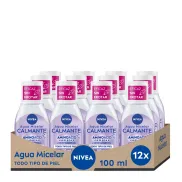NIVEA Mini Agua Micelar Calmante - Pack de 12 x 100 ml